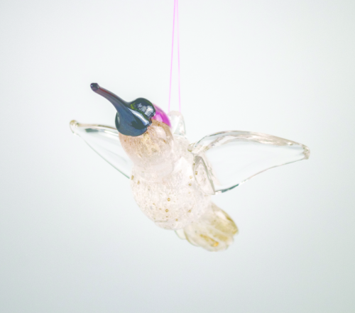 Blown Glass Hummingbird